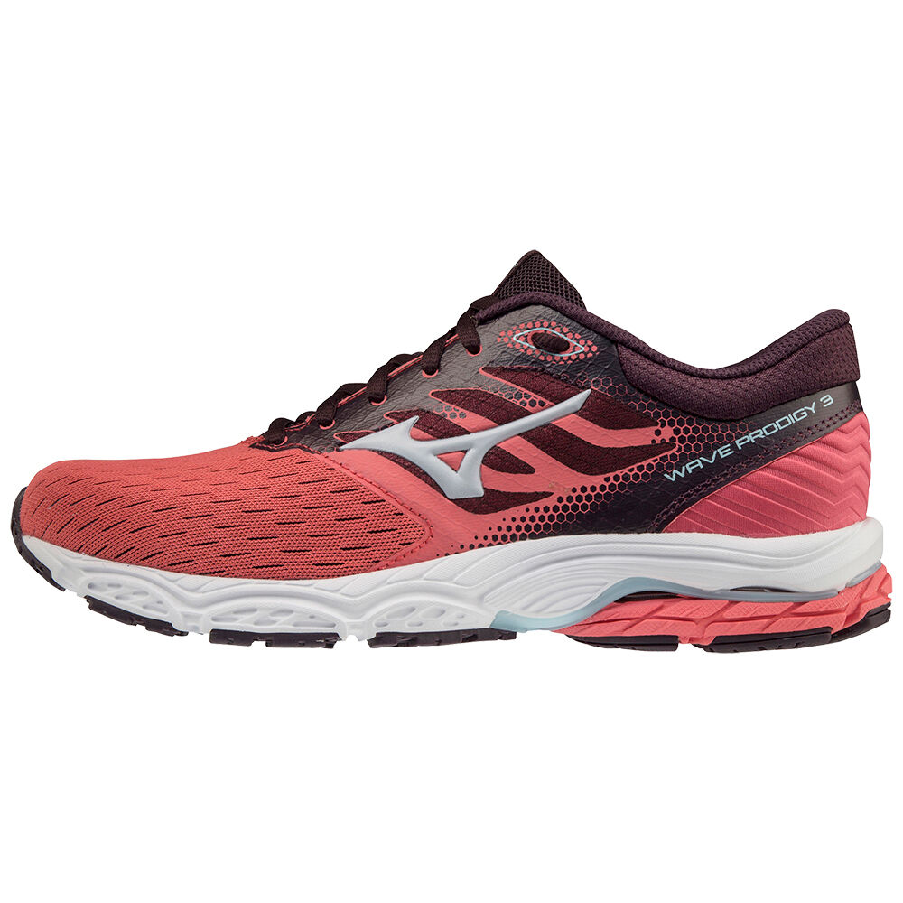 Sapatilhas Running Mizuno Wave Prodigy 3 - Mulher - Coral - XBEZP3468